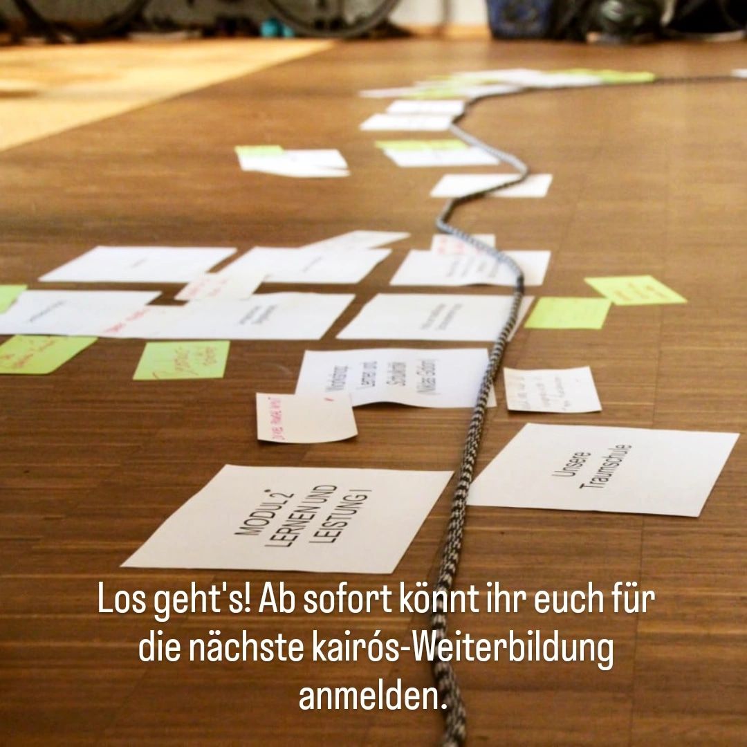 📣 Willst du die Schule demokratisieren!? ✊

Die Anmeldung für die politisch-demokratische Weiterbildung des Bildungskollektiv kairós (Februar-Dezember 2024 in Freiburg) ist ab sofort geöffnet! 🔥 Mehr Infos unter kairos-bildung.de 🌎 #twlz