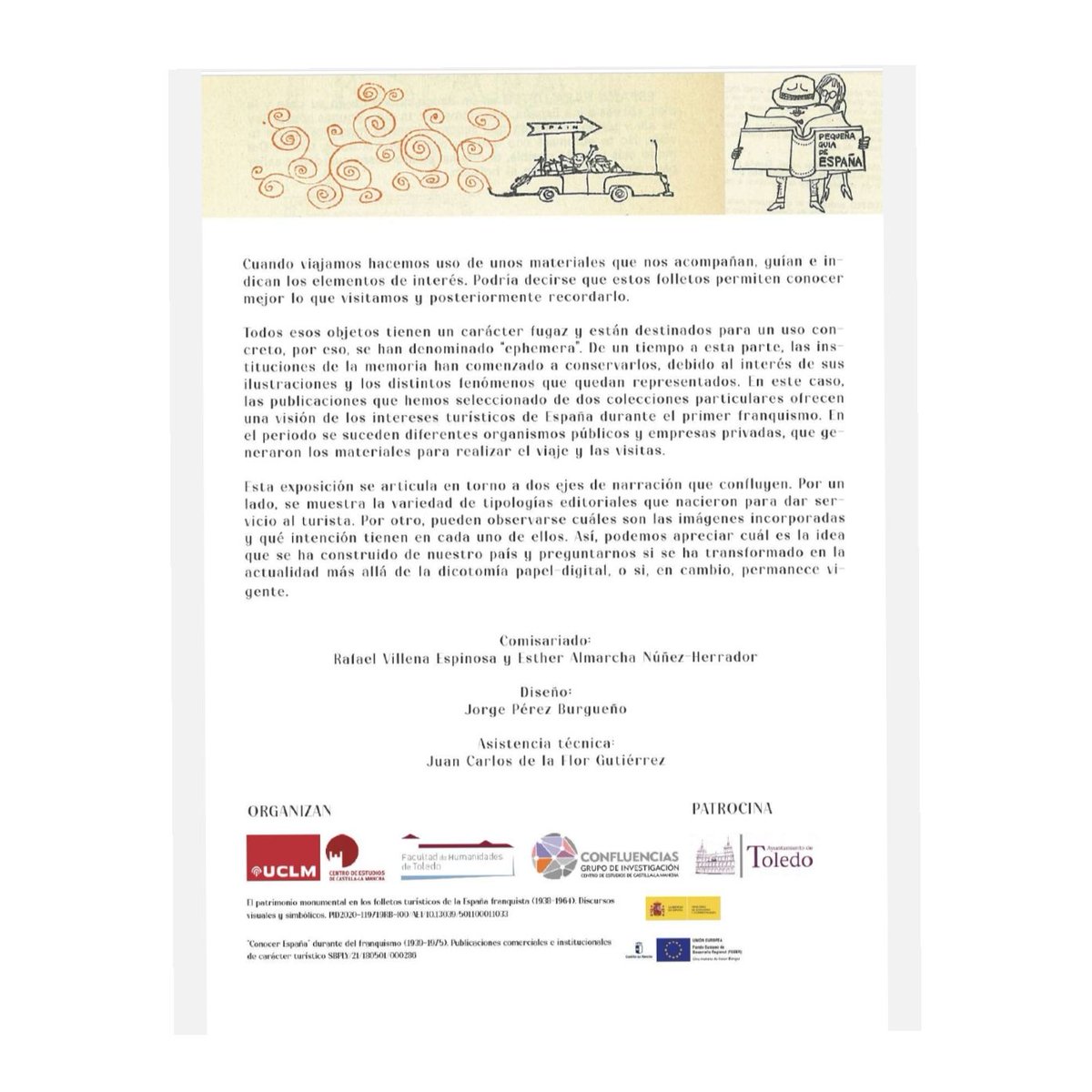 CECLM_UCLM's tweet photo. 🔭Comienza la Semana de la Ciencia en la UCLM. La exposición que os presentamos estará en la Facultad de Humanidades de Toledo
Desde el lunes 6 de noviembre de lunes a viernes de 8.30 a 20.30h. Se ofrece visita guiada
#SemanadelaCiencia2023 #CECLM #FacultaddeHumanidadesdeToledo https://t.co/9Ym2ABU654