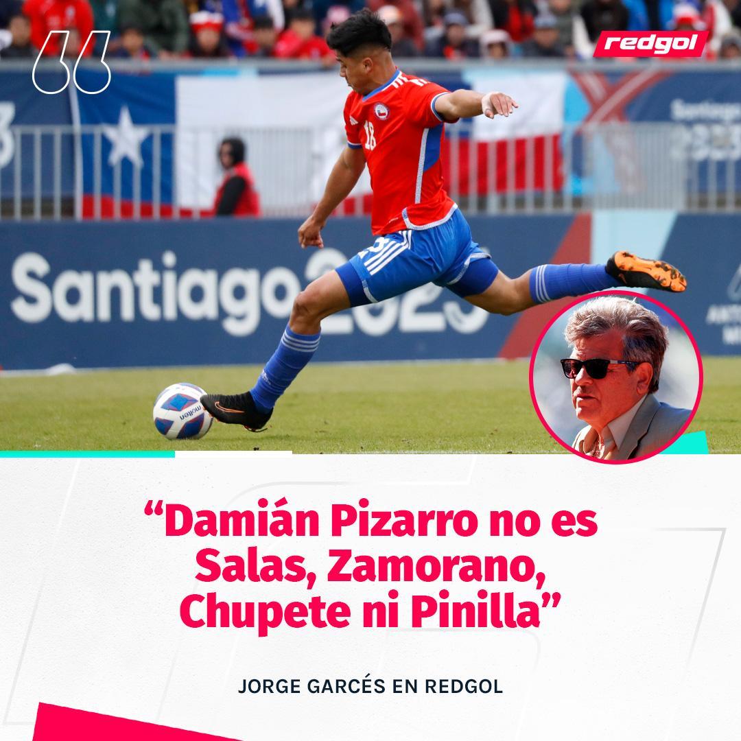 redgol's tweet photo. En exclusiva con RedGol, Jorge Garcés mostró su preocupación ante la falta de gol de Damián Pizarro en los Juegos Panamericanos y lo comparó con otros atacantes que tuvieron su paso en la Roja. 🗣️⚽
#JorgeGarcés #Redgol #Fútbol #Redgol #DamiánPizarro https://t.co/9NKvdkplk3
