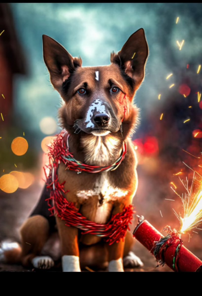 This Diwali.. Please save animals 🙏🙏.. 🐕🐶.. They also deserves peaceful life.. .. Nobody should harace to animals please 🙏