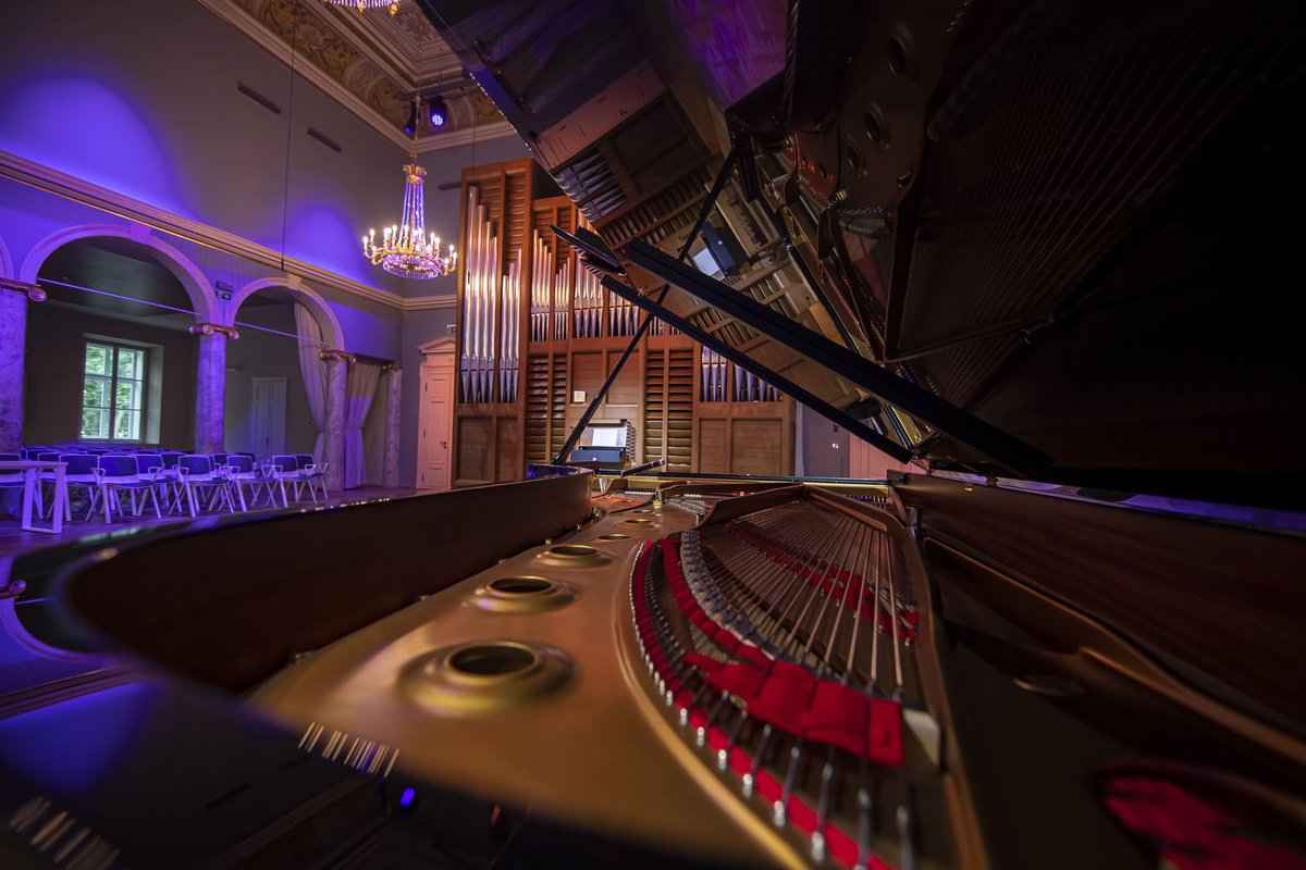 Robelighting's tweet photo. Ljubljana University’s Academy of Music faculty has consolidated itself in one ‘new’ central location with a new lighting rig including @Robelighting #T1profile, #LEDBeam350, #T11profile &amp; #ParFect150 luminaires, all delivered by Ljubljana-based MK Light Sound. https://t.co/hoRSElEDCK