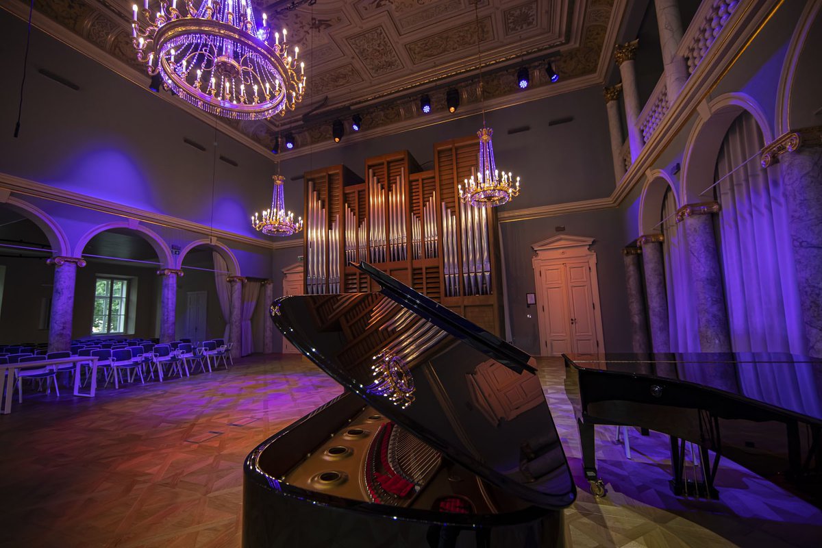 Robelighting's tweet photo. Ljubljana University’s Academy of Music faculty has consolidated itself in one ‘new’ central location with a new lighting rig including @Robelighting #T1profile, #LEDBeam350, #T11profile &amp; #ParFect150 luminaires, all delivered by Ljubljana-based MK Light Sound. https://t.co/hoRSElEDCK