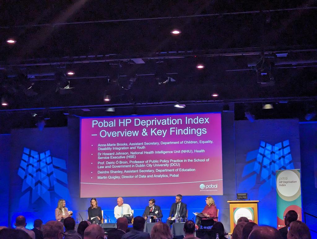 michelletritsch's tweet photo. Fantastic morning launching the 2022 Pobal HP Deprivation Index in Dublin Castle..check out https://t.co/6cVk0ii45y to view the new deprivation index #pobalmaps https://t.co/melQzRIuze