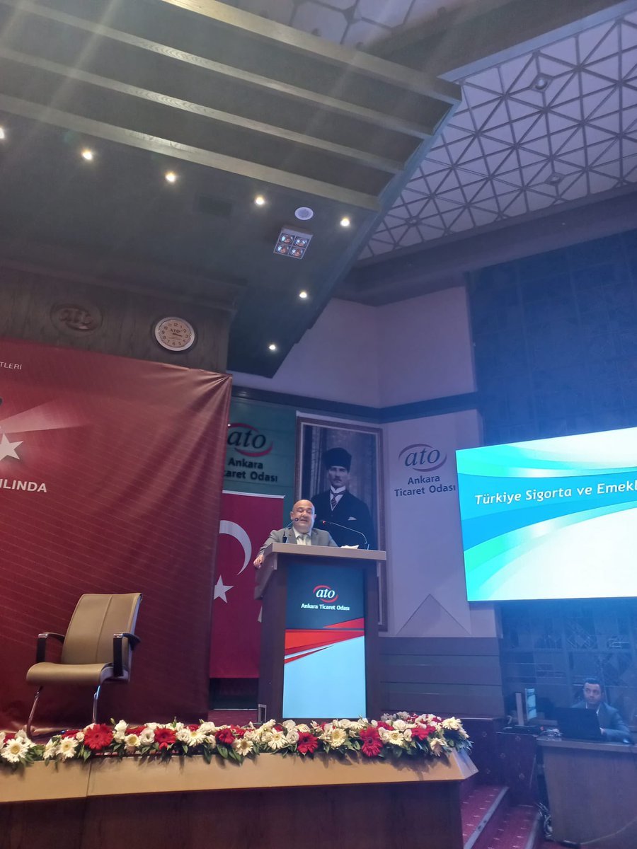 hozudogru's tweet photo. ATO 67 nolu Sigortacılık Hizmetleri  Meslek Komitesi tarafından düzenlenen “Cumhuriyetimizin 100.Yılında Sigortacılık” panelindeyiz. https://t.co/VU4I2iE8XC