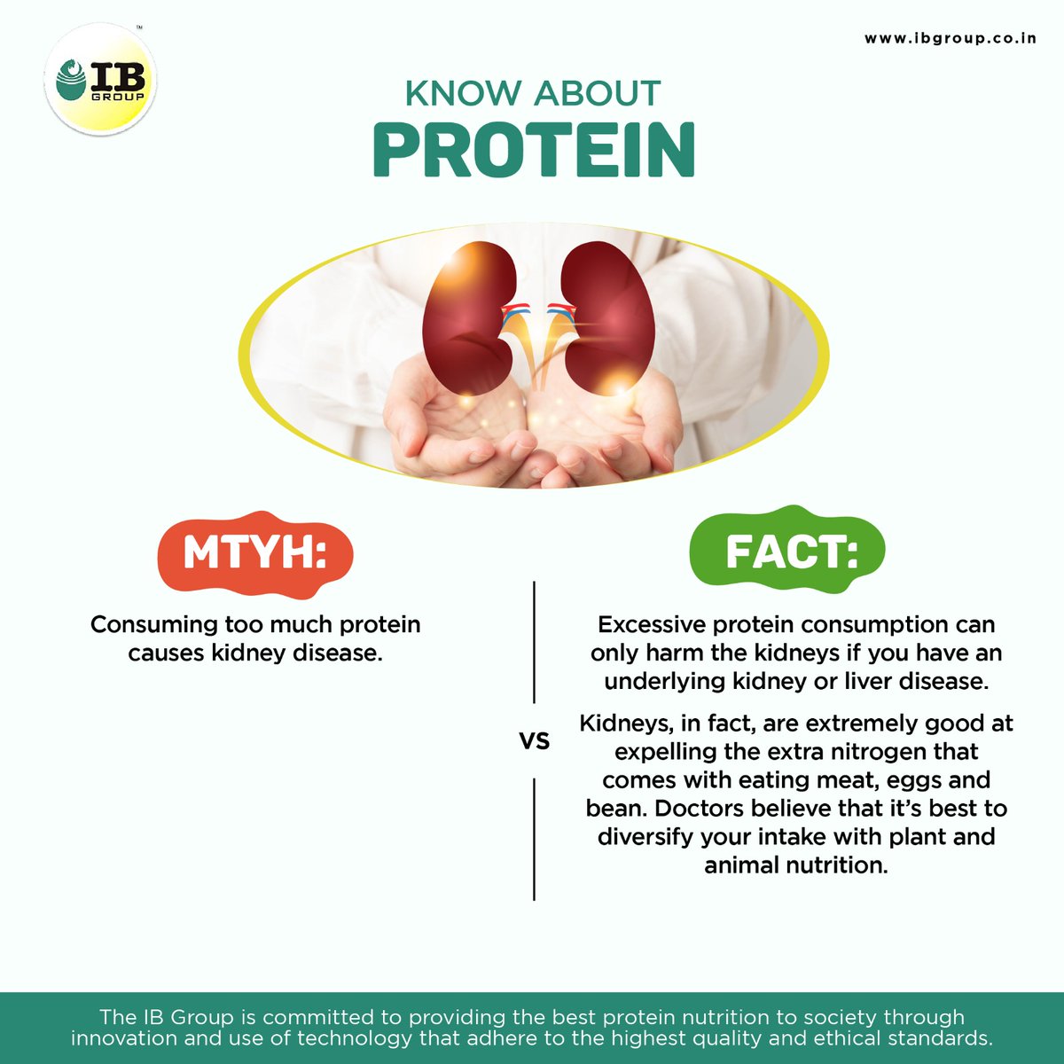 ibgroup_india's tweet photo. Don't let myths hold you back. Let's embrace a diverse, protein-rich diet for a healthier India. 

#IBGroup #ABIS #India'sIntegratedProteinLeader #ProteinForLife #Protein #IBGroupCares #ProteinMyth. https://t.co/jLALAs8pBD