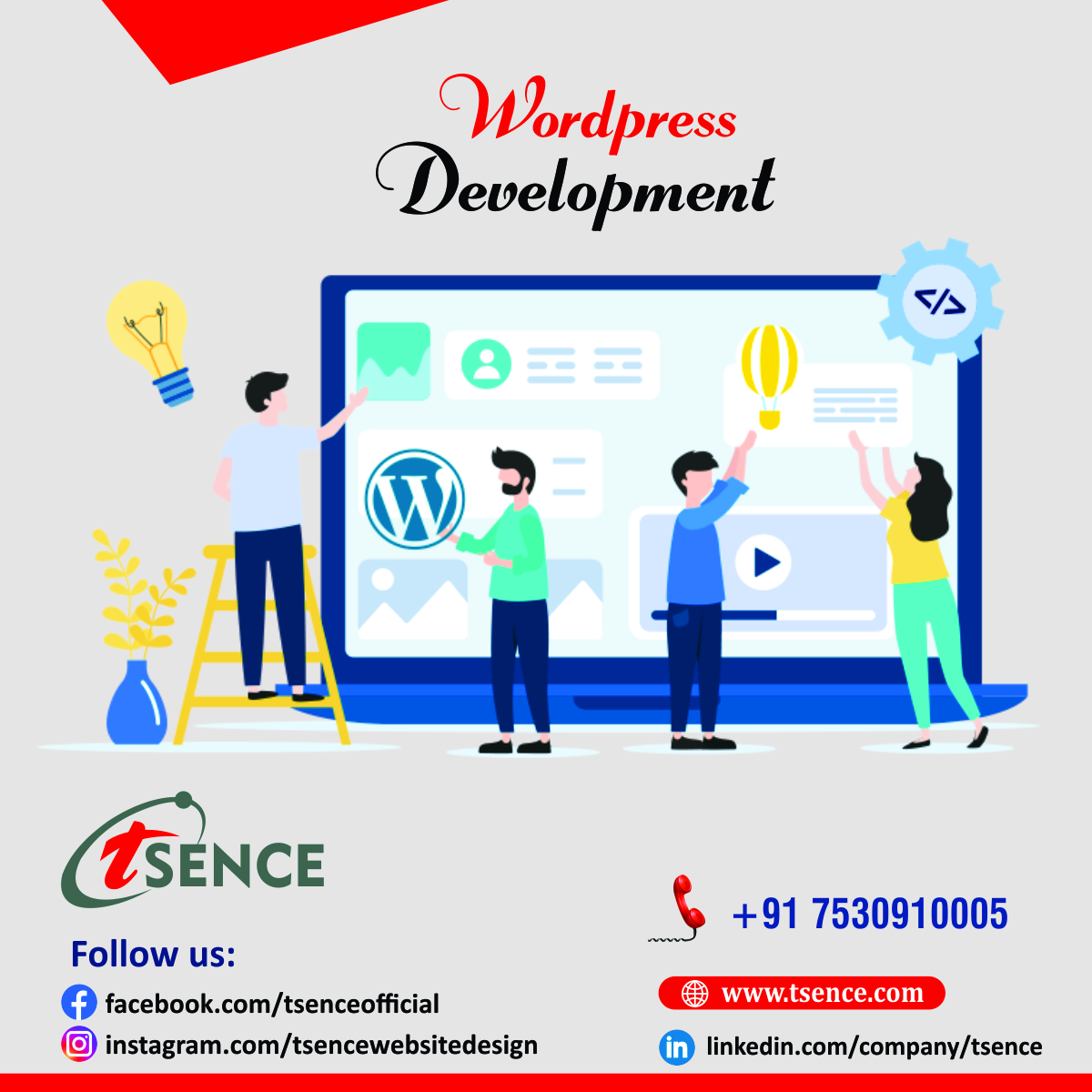 tsenceweb's tweet image. Looking to create a stunning, user-friendly, and fully customized #website? #Tsence is your go-to destination for top-notch #WordPress_Development_services. We'll transform your online presence and help you stand out in the digital world.
tsence.com/wordpress-devl…