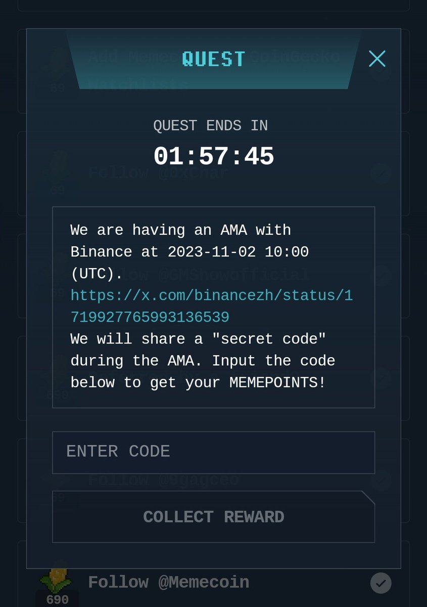Chi_zzy100's tweet photo. #memecoin @memecoin 

Secrets code 👇

“Community Company” https://t.co/nTr3azFH5b
