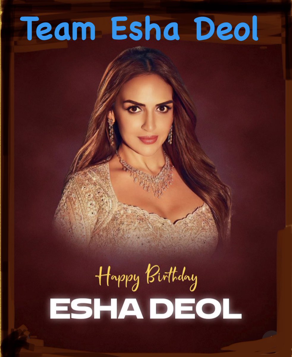 Team Esha Deol tweet media
