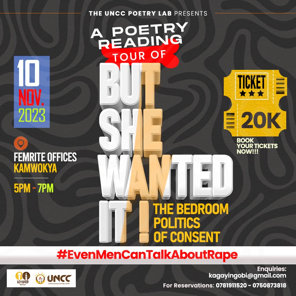 BUT SHE WANTED IT! Is back! Next week Friday 10th November we are at @femritewriters. Tickets go for 20k.