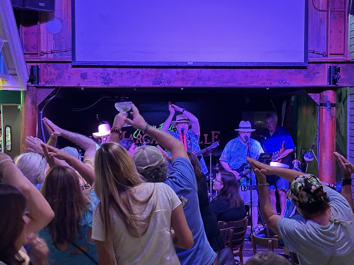 pattywakk's tweet photo. Tropical Attitudes Band at Margaritaville in Key West! https://t.co/SXB26MdHfH