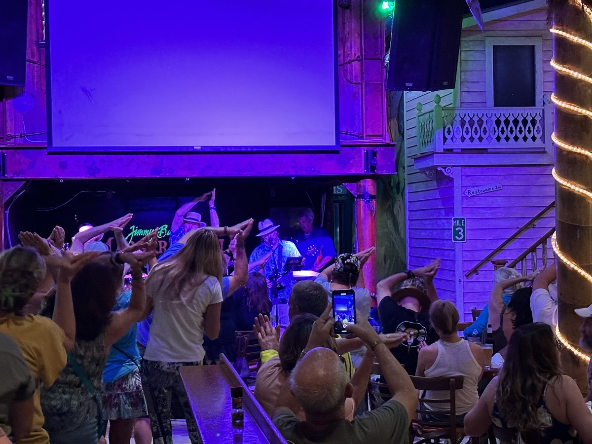 pattywakk's tweet photo. Tropical Attitudes Band at Margaritaville in Key West! https://t.co/SXB26MdHfH