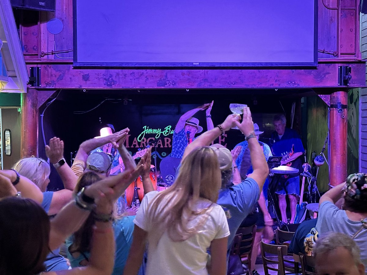 pattywakk's tweet photo. Tropical Attitudes Band at Margaritaville in Key West! https://t.co/SXB26MdHfH