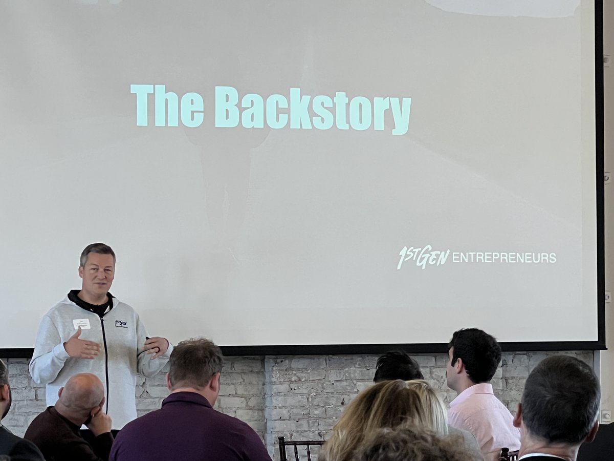Yesterday's #FeaturedStartup presenter, Andrew McIntosh, founder of 1st Gen, is building a platform where first-generation entrepreneurs like him can get all the help, support &amp; guidance they need to grow a profitable business (and keep their sanity in the process).