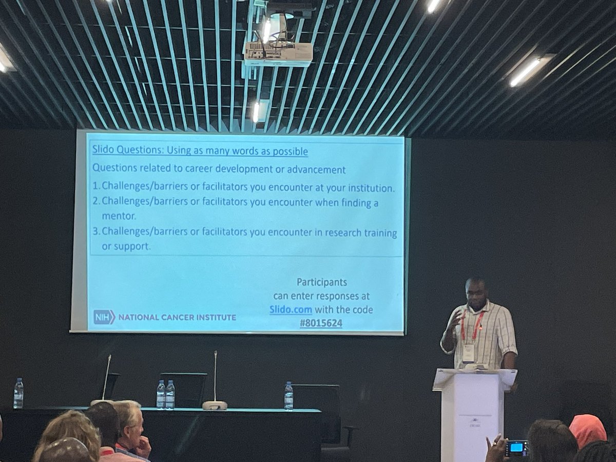 Off to a great start with research training at the AORTIC conference. Discussing early career development and the challenges to mentorship @nciglobalhealth @aortic2023