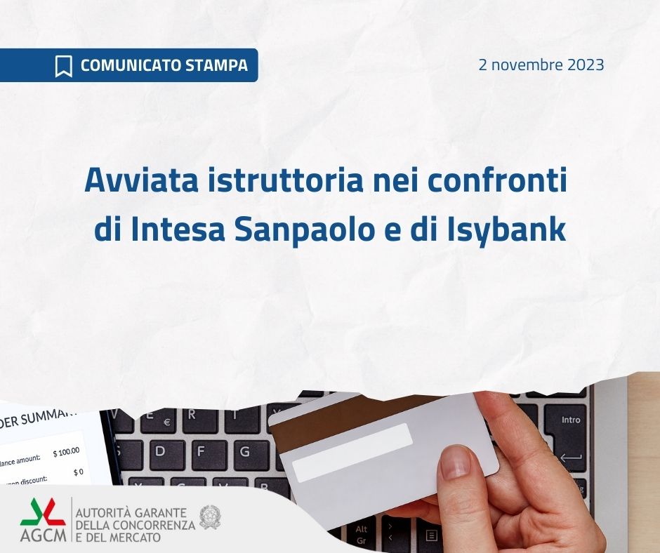 antitrust_it's tweet photo. #Antritrust: arrivate all’Autorità circa 2.000 segnalazioni per il trasferimento di numerosi correntisti da Intesa Sanpaolo a Isybank. La comunicazione inviata sarebbe ambigua e diffusa con modalità non coerenti con l’importanza della questione trattata➡️ https://t.co/dw3Mc6Pz7P https://t.co/ZHPnntqwZJ
