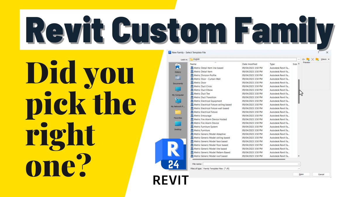 IBULearning's tweet photo. Revit Custom Family, Choosing the Right One 🤩
Check out it 👉 https://t.co/OiCiZfBJuv
#Revit #Architecture #Design #RevitFamilies #customfamilies #BIM #RevitTips #RevitTutorials #RevitSecrets https://t.co/DhKD4q8gZk