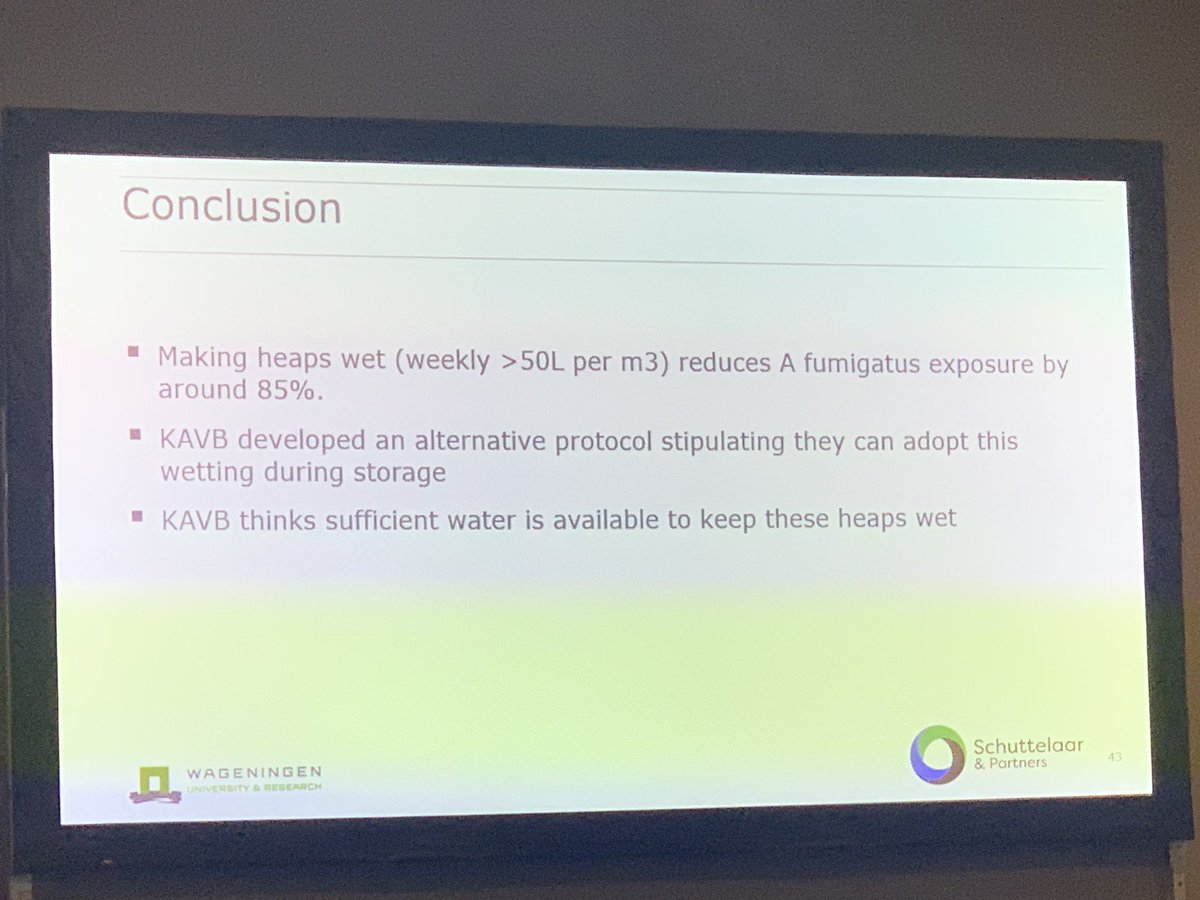 Results of our research presented at the #aspar meeting #schuttelaar