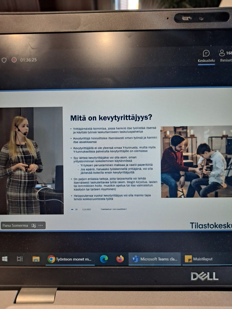 Mitä on kevytyrittäjyys? Niitä on yhä enemmän kertoo <a href="/RaijasMeri/">Meri Raijas</a> #TilastojenÄärellä