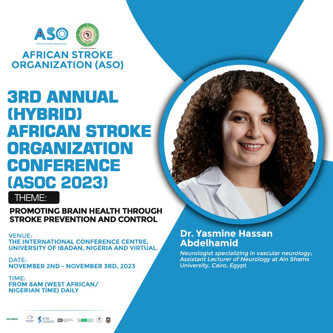 AfricanStroke's tweet photo. ONGOING #ASOC23  DAY 1 Register to join Virtually 
Speakers:
✔️Prof. Philip Bath
✔️Dr. Yasmine H. Abdelhamin
✔️ Dr. Wondwossen G. Tekle 
Register here
Starting from  2-3 Nov https://t.co/nfYmM95jYd
For ASO membership contact: africanstrokeorg@gmail.com
@AfricanStroke @wondeasa https://t.co/7PYvDtqiej