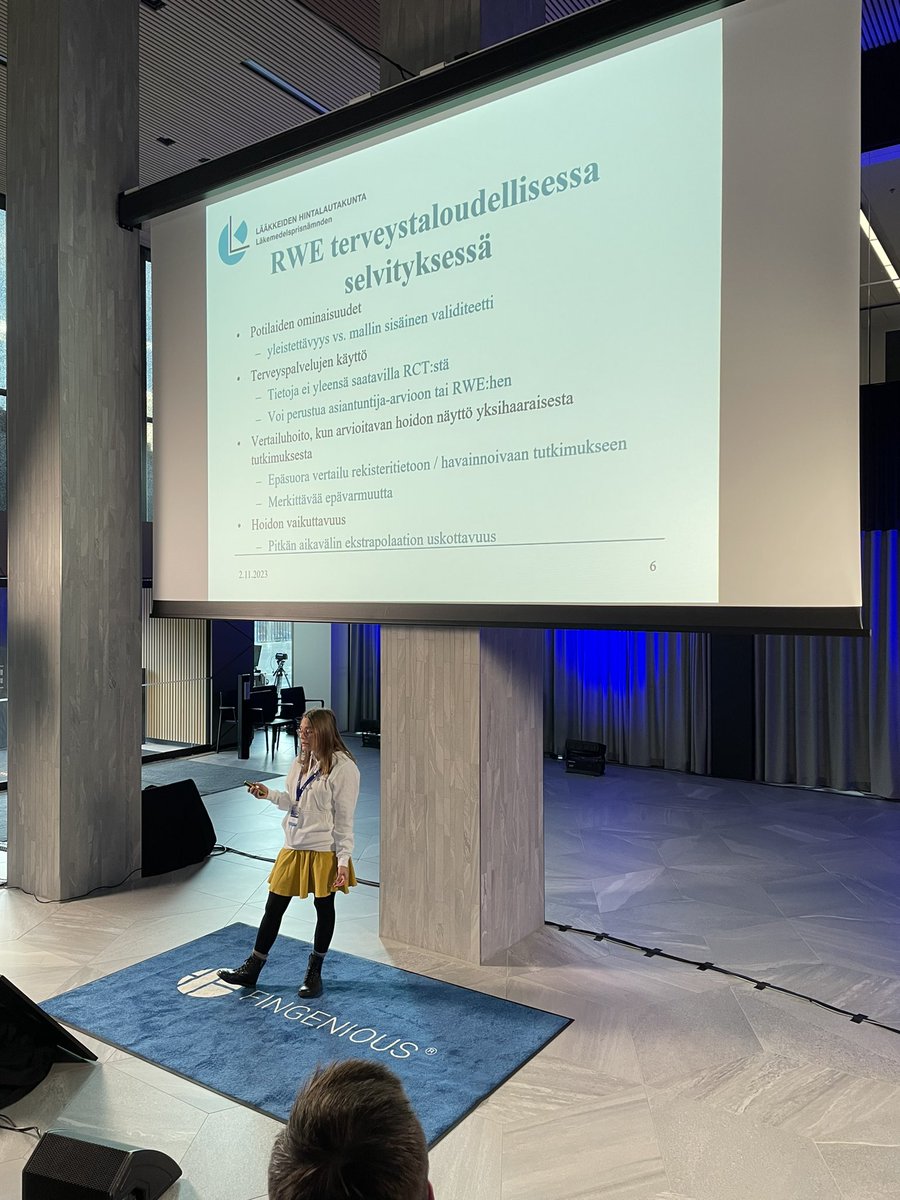 Yliproviisori Jaana Viikonkoski <a href="/hila_laakkeet/">Lääkkeiden hintalautakunta (Hila)</a>: ”Epävarma tieto on parempi kuin ei tietoa ollenkaan.” RCT edelleen kultainen standardi, rekisterit ja havainnoiva tieto nykyisin arvokas täydentävä osa myös viranomaispäätöksenteossa. #RWE #RWD # Fingenious