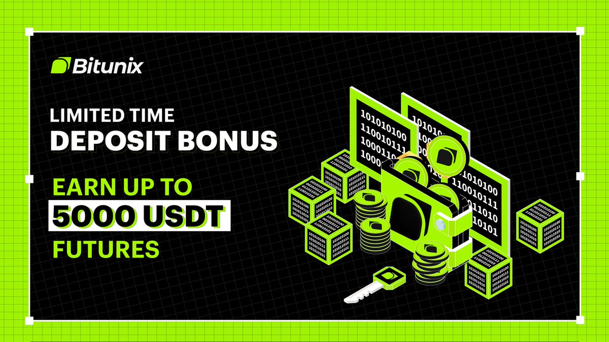 BitunixOfficial's tweet photo. Don't miss out on our limited time deposit bonus!!!

➡️ The more you deposit, the bigger your futures bonus! 

➡️ Earn up to 5000USDT in rewards💰

Start your mission now ⏭️ https://t.co/x08T4tW5dC 

#CryptoBonus #BitunixTrading #Bitunix https://t.co/uP71L9rz9N