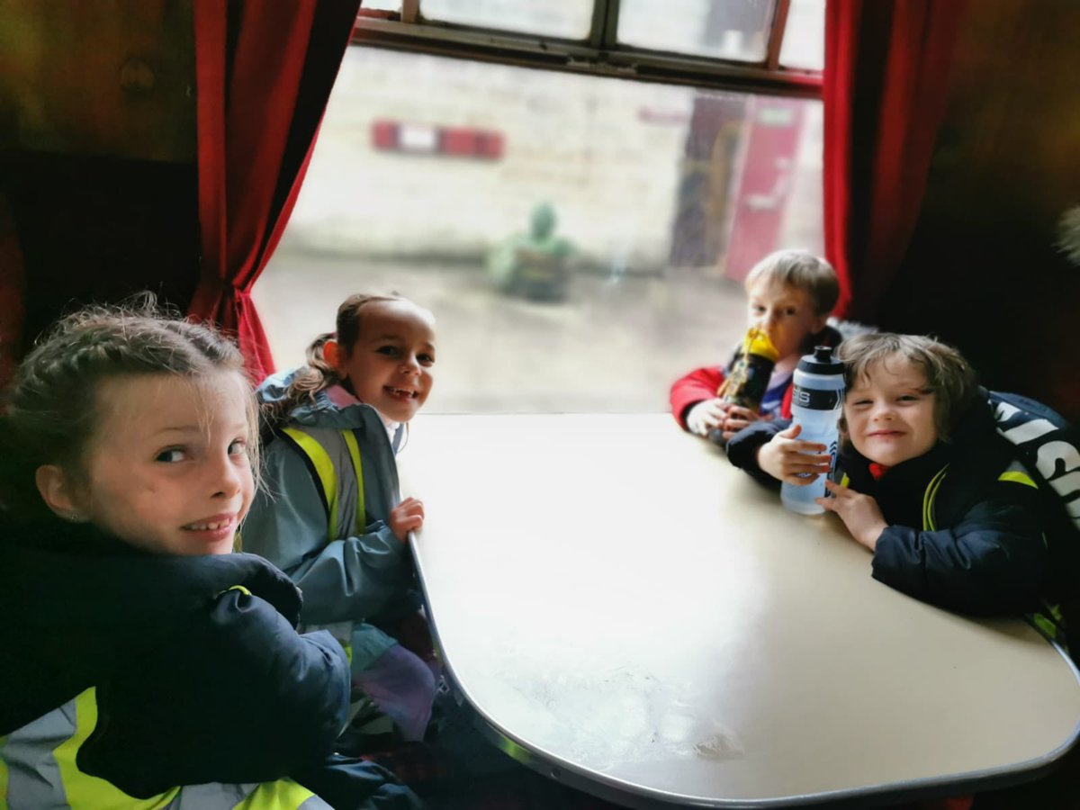 Year 2’s new book is ‘The Polar Express’ and what better way to launch this than going on the steam trains in our pjs ! #bringingbookstolife 
@WeAreBDAT @WorthValley
