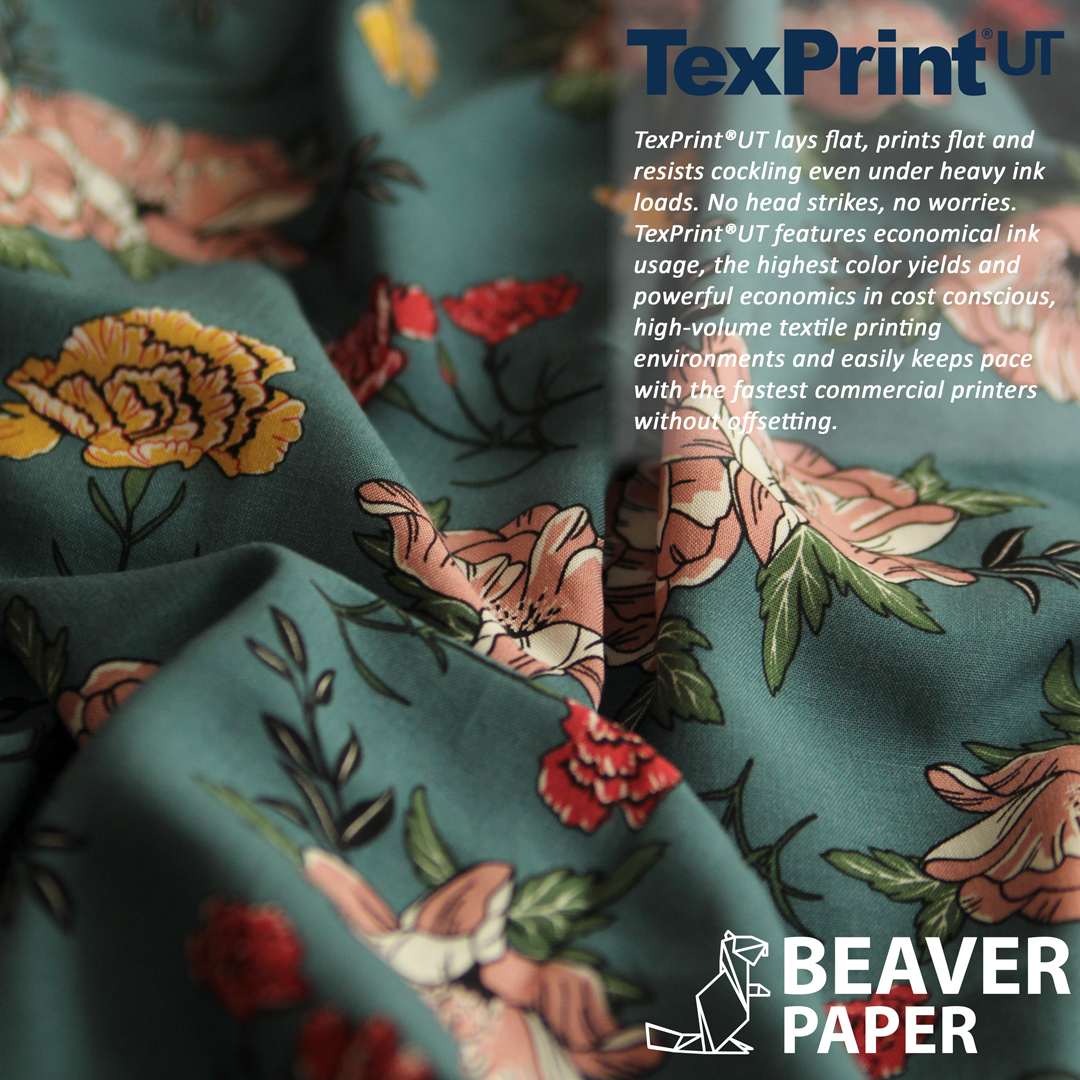 Take sublimation printing to the next level with Beaver Paper's TexPrint® UT. 🎨

✅ Vibrant Colors
✅ High Ink Transferability
✅ Versatile Applications
✅ Fast Drying
✅ Reliable Performance

#BeaverPaper #DyeSublimation #DigitalPrinting #TexPrint