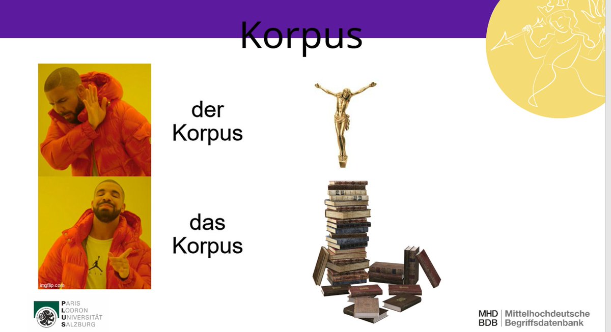 Mittelhochdeutsche Begriffsdatenbank (@mhd_bdb) on Twitter photo Mache schonmal Slides für die Vorlesung von #DazzlingData im Januar! Mache schonmal Slides für die Vorlesung von #DazzlingData im Januar!
