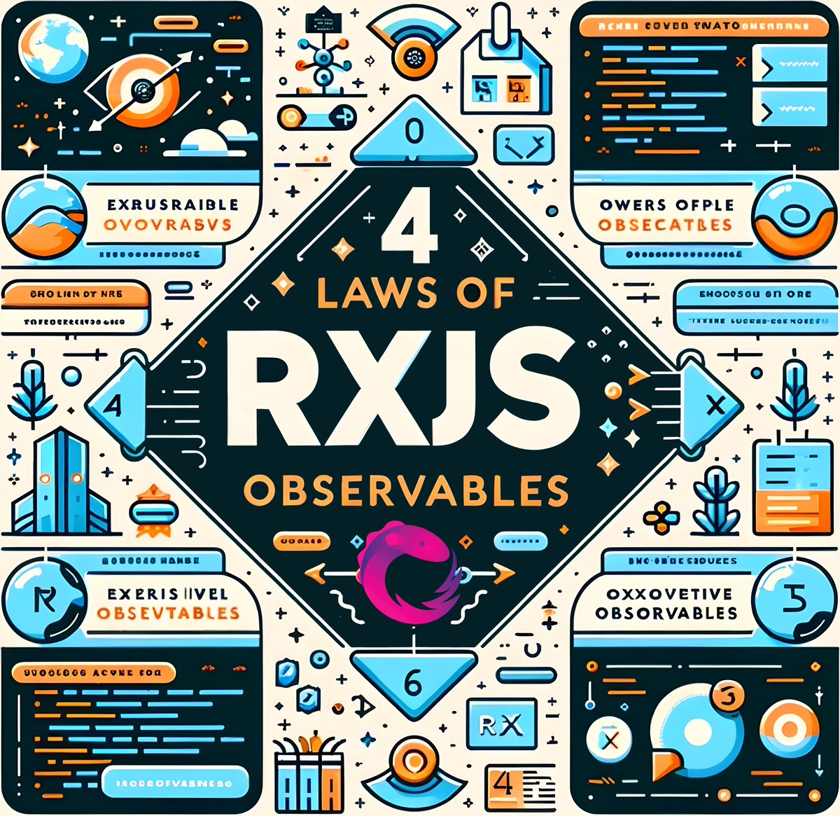 This is crucial to understand!
Online materials can often be incorrect.
#angular #rxjs

🏆 Here are 4 Laws of Observables 🏆

Law 1
• All Observables are lazy, without exception.

Law 2
• Observables are either cold, serving a single execution context per subscription in a