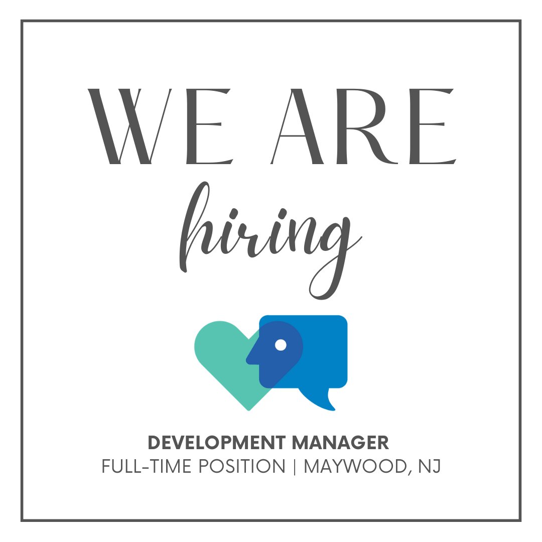 AdlerAphasia's tweet image. We're hiring a Development Manager for our Maywood, NJ location!
More details: linkedin.com/jobs/view/3748…
#maywoodnj #aphasia #developmentmanager