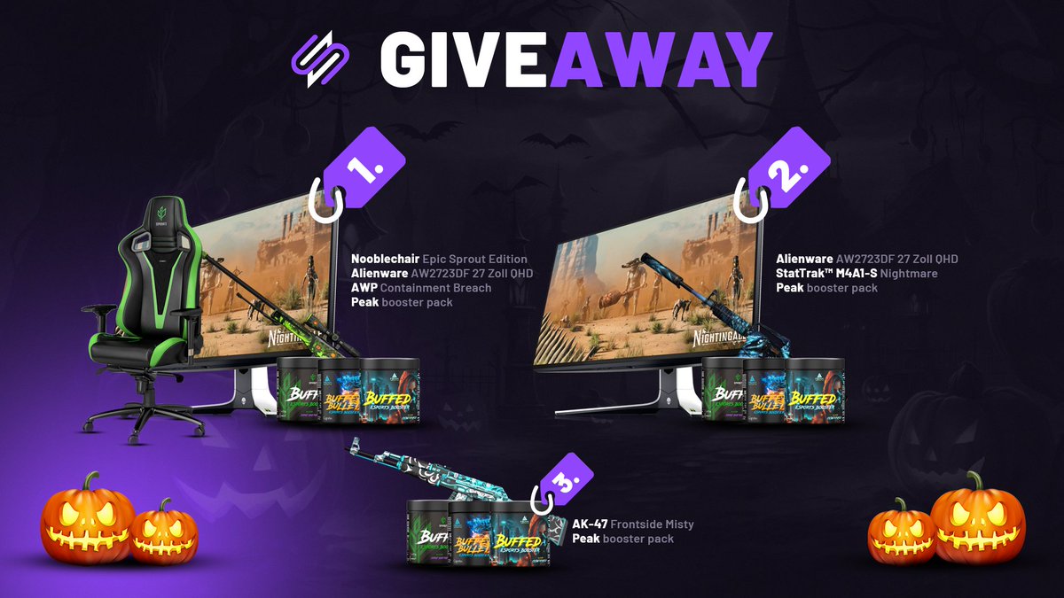 Streamerzone_gg's tweet image. 3000$ XXL Spooky #Giveaway 

Enter here:
gheed.com/giveaways/g-YB…