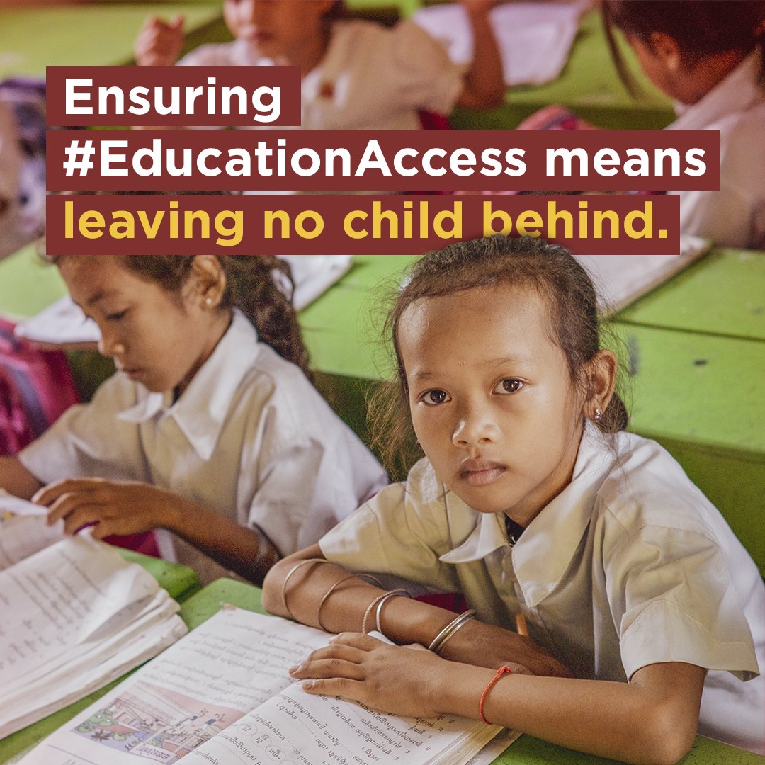 EAA_Foundation's tweet photo. 📚 Ensuring #EducationAccess means leaving no child behind.
Our mission: #EducateEveryChild, irrespective of:
➡️ Gender
➡️ Circumstances
➡️ Geographic location
Together, let's advocate for quality education for all! 🌍
#EducationForAll #ZeroOOSC https://t.co/qRCj63fX5A