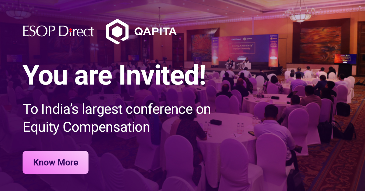 The Countdown Is On!

With only one month to go, get ready to be part of an event of the year.
Explore the future of equity compensation driven by ESG and AI.
 
Date: 7th December 2023
Venue: Hotel Four Seasons Mumbai
 
Register Now: lnkd.in/dvSjJjhi

#NationalConference