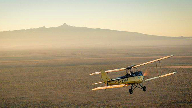 Be Meryl Streep, Robert Redford or....yourself for a day &amp; fly high in the Gipsy Moth that starred in 'Out of Africa' <a href="/SegeraRetreat/">Segera Retreat</a>