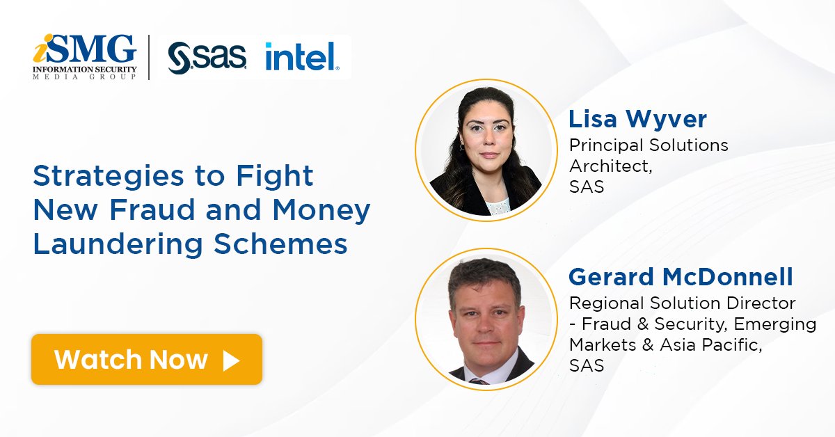 SAS spoke to ISMG about new fraud schemes, how they work and how financial institutions can better join the dots for more effective scam detection. Watch now 2.sas.com/6016umlDq