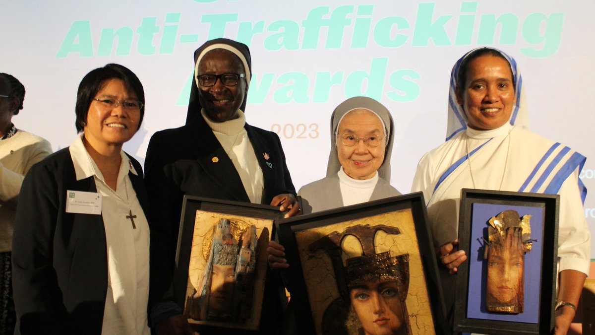 Read more about the laureates of the Sisters Anti-Trafficking Awards 2023: talithakum.info/en/news/laurea… @uisg_superiors @hiltonfound @SistersAwards #SATAs2023 #HumanTrafficking