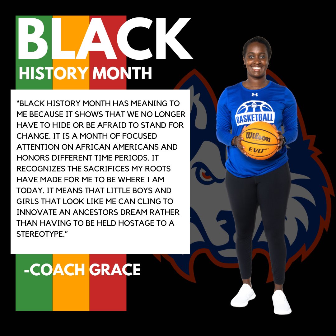 HCUWBB's tweet photo. Coach Grace is rounding out our features for Black History Month! Check out what it means to her β¬οΈ https://t.co/rVMmsiBc3d