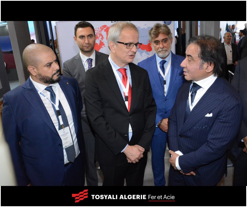TosyaliAlgerie's tweet photo. تتشرف شركة توسيالي الجزائر بالمشاركة كراعٍ ذهبي في النسخة السادسة عشرة من قمة الصلب العربي في القاهرة ، مصر.
#TosyalıAlgerie is proud to have participated as a Gold Sponsor in the 16th edition of the #ArabSteelSummit in Cairo , Egypt . https://t.co/EOL5YovQpL