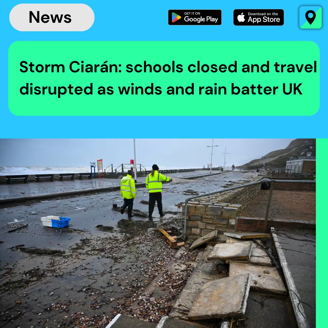 Hundreds of schools were shut, roads closed, buildings damaged and flights and bus and rail routes affected. By 11am on Thursday the Environment Agency had issued 77 flood warnings for England and 188 flood alerts.