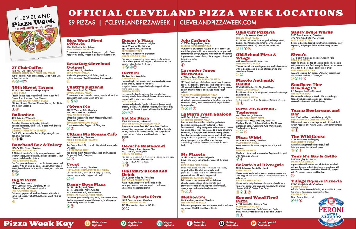 ClevelandScene's tweet photo. Cleveland Pizza Week returns on Monday!!

The passport is now live, find out more right here:

https://t.co/BYthD6cMdp https://t.co/Y6U0Iw5W8m