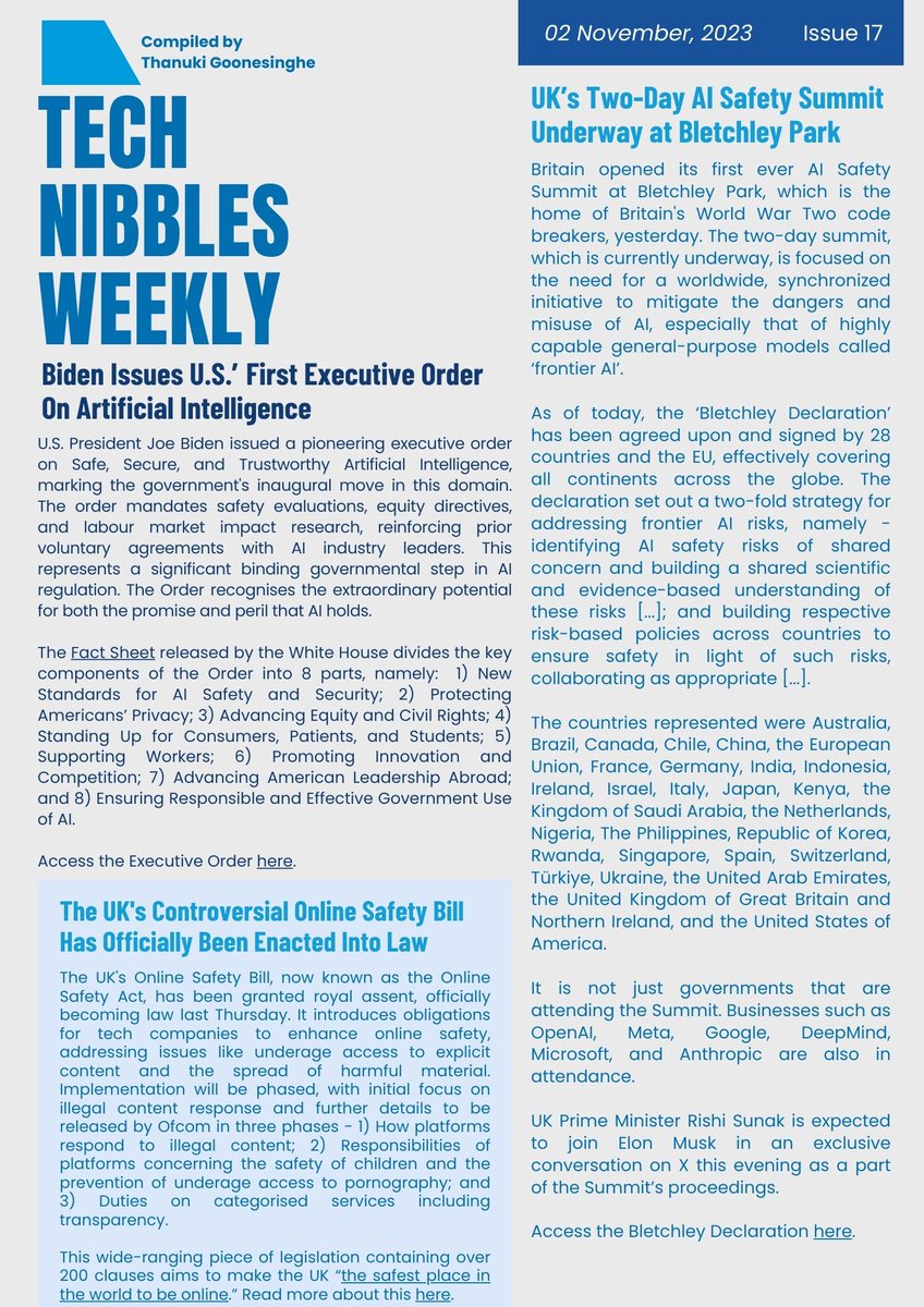 thanuki_g's tweet image. Welcome to Issue 17 of my newsletter - ‘Tech Nibbles Weekly’.

Explore this week&apos;s top 3 tech news updates handpicked just for you.

Stay ahead of the curve and keep yourself informed.

Read on for the latest in the tech world!

#technews #techcommunity #technibblesweekly
