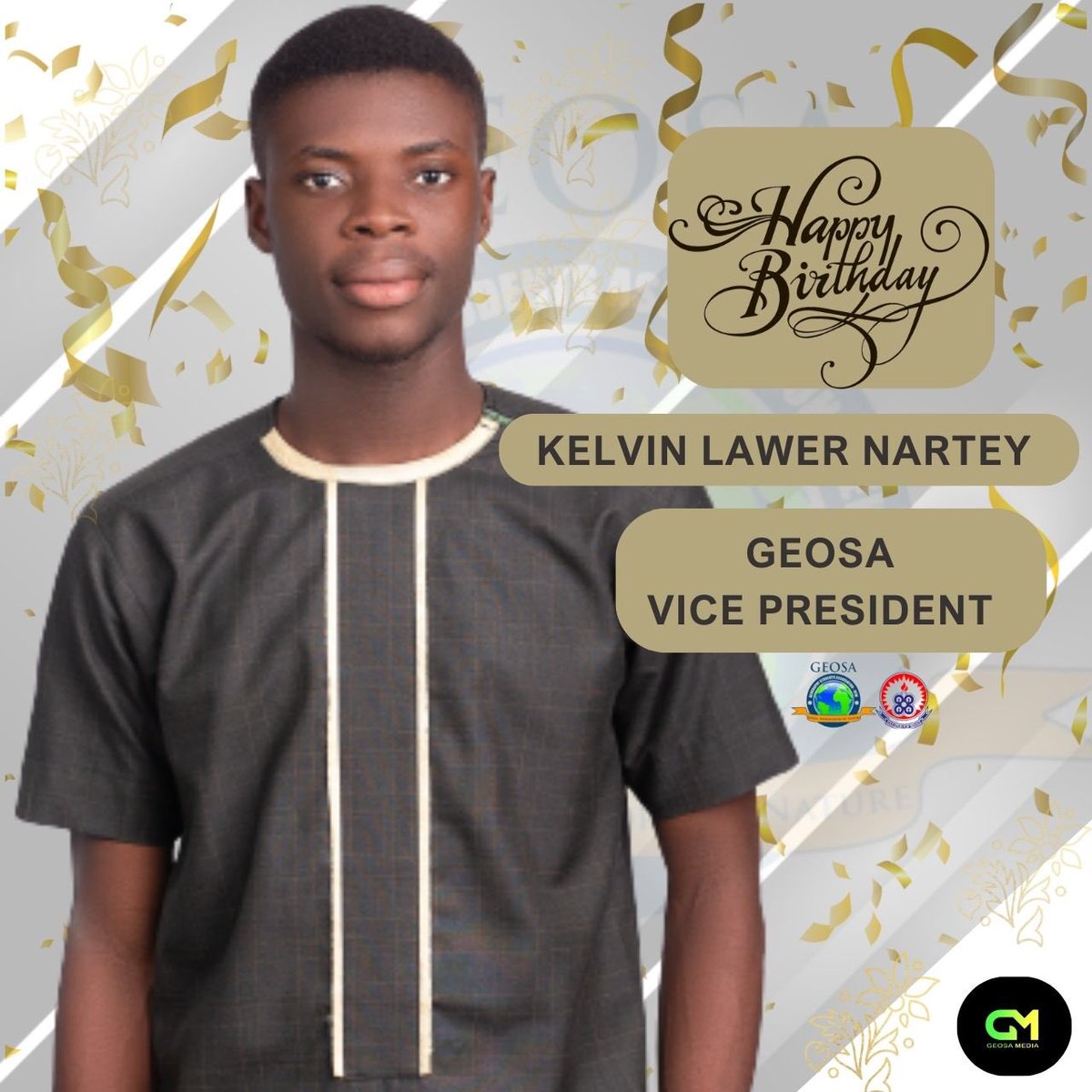 “Happy birthday to our wonderful  leader Our very own GEOSA VICE PRESIDENT who serves the entire geosa student body with great honor. May you have a tremendous birthday today.” Happy birthday to you!