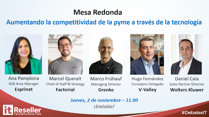 grenke_es's tweet image. ¡Hoy  es el día! Participamos en la mesa redonda de IT Reseller sobre cómo  impulsar la competitividad de las pymes junto a grandes expertos.. 💼🚀 #GRENKE #ITReseller bit.ly/49hAjCY
