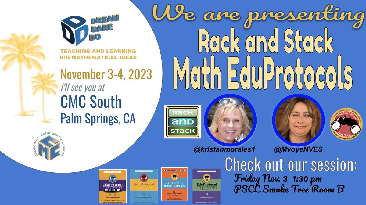 Come check our session @CAMathCouncil conference @eduprotocols @MvoyeNVES on Friday! #cmcmath #iteachmath #mtbos