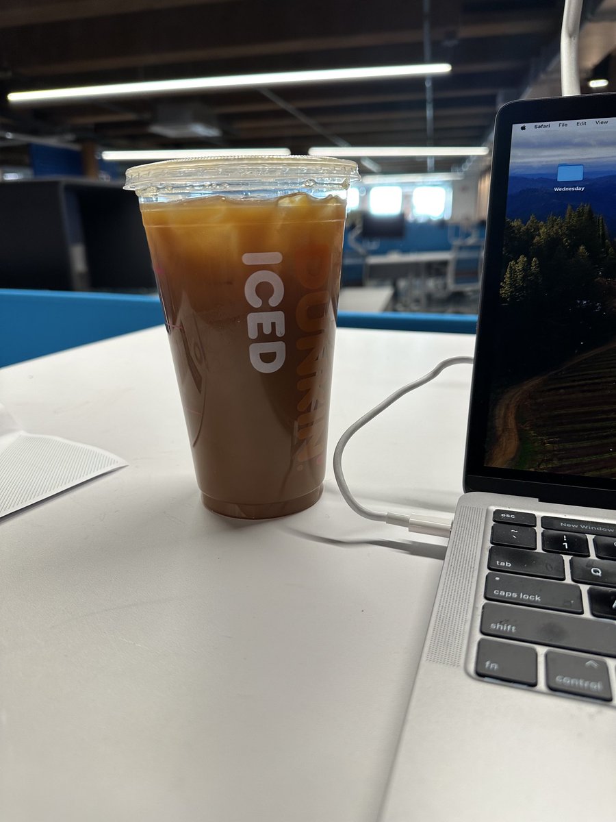 colinmacnaught's tweet photo. 29 degrees this morning but still not ready to flip to hot coffee https://t.co/zKHEOt1IqH