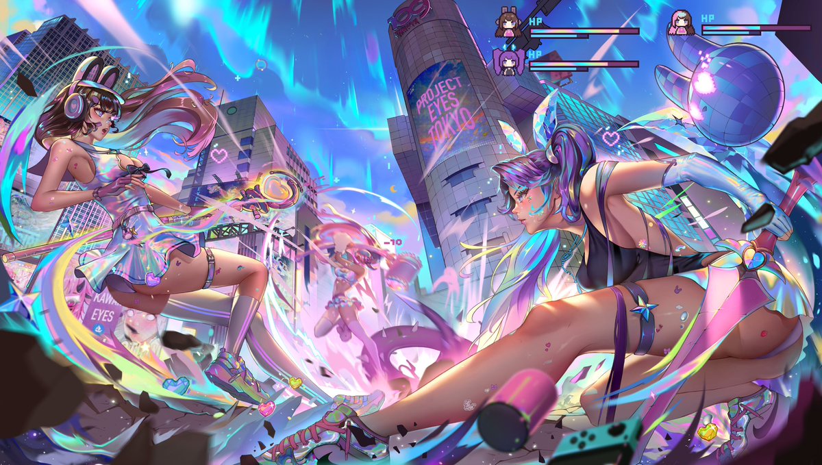 🌈✨🔥⚔️Something in Shibuya🔥💓✨✨
   Something is attacking the city of Shibuya..!!

1 mint get chibi three hero girls. 
2 mint get chibi three hero girls + custom your chibi pfp
8 mint get chibi three hero girls + cms full body

⚔️💓 app.manifold.xyz/c/SomethinginS…