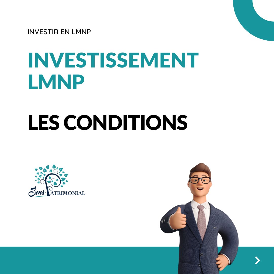 🏠 Investissez en LMNP (Loueur Meublé Non Professionnel) : logement ancien, neuf, ou résidences de services !
🤝 Résidence gérée : bail 9-12 ans, non géré : bail 1 an.

Découvrir les conditions : senspatrimonial.fr/placement/inve…

#Investissement #LMNP #LocationMeublée