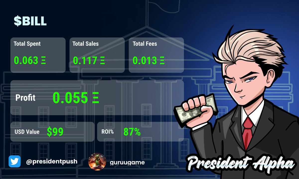 presidentpush's tweet photo. Good day 👾

Final night of cruise and what an amazing holiday it was, definitely recommend. Back to reality and shit coining tomorrow and time to cook some eth up LFG!

Here is yesterday’s President Alpha wins!

$BILL - 2x
$MOONVEMBER - 2x

Like + RT if you ready to cook again! https://t.co/BdQ07crdM0