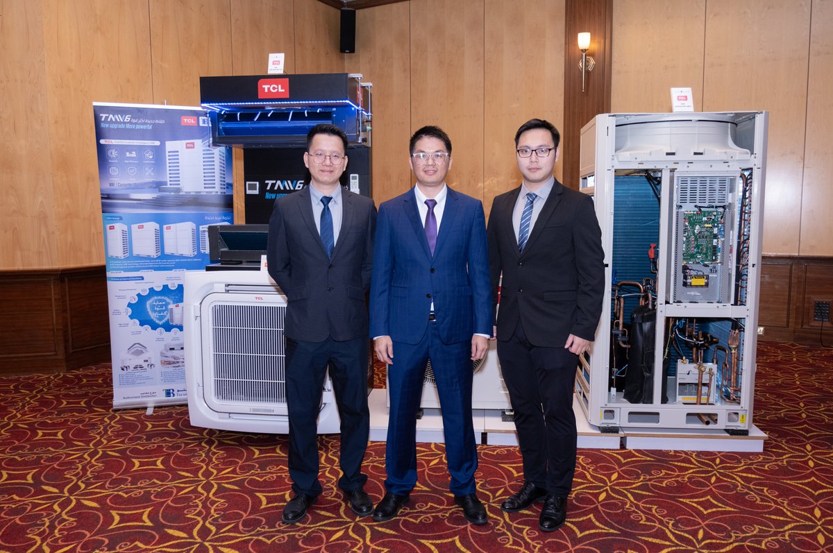 hvactcl's tweet image. 🌬️ Amazing! TCL CAC and Techno Blue introduced the new TCL Commercial Air Conditioner series in Doha, Qatar.

📆 Date: October 30, 2023
📍 Location: Doha, Qatar

#TCLCAC #TechnoBlue #CoolingInnovation #DohaEvent #CAC #Innovation #TCLCAC #HEATPUMP #VRF #AC