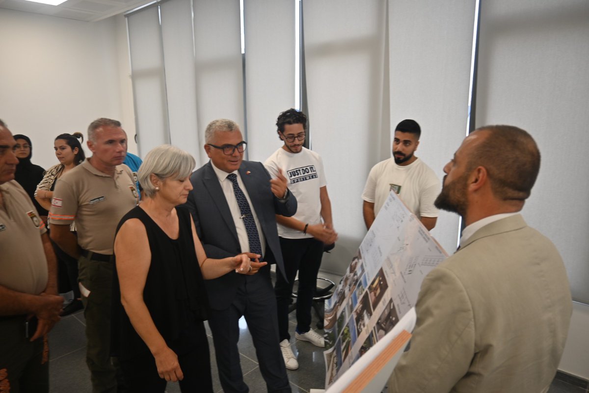 Bahçeşehir Cyprus University Department of Architecture and the Civil Defense Organization held a project related to accommodation buildings was carried out in cooperation with the students Esentepe Training and Reception Center.